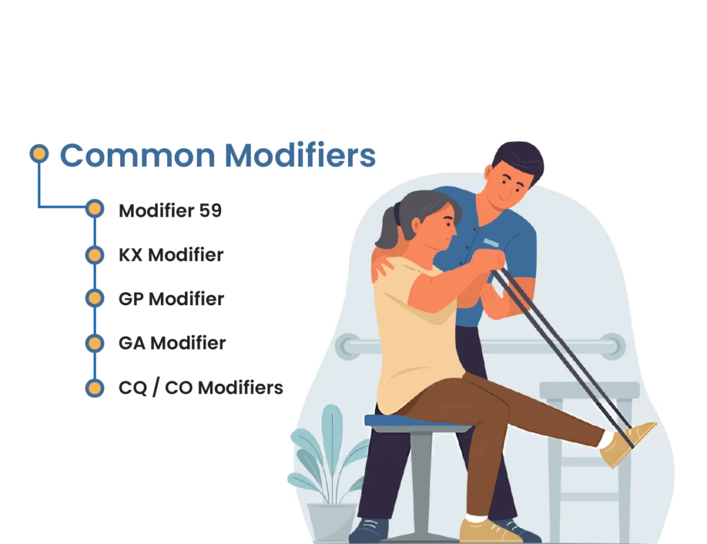 Common Modifiers in Physical Therapy Billing
