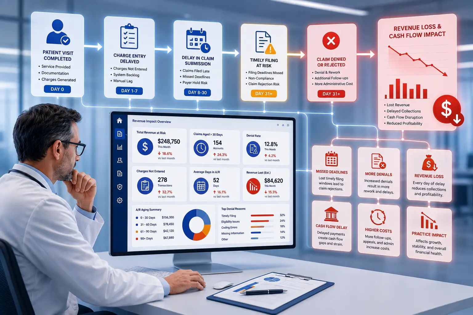 The Cost of Delayed Charge Entry in Medical Billing
