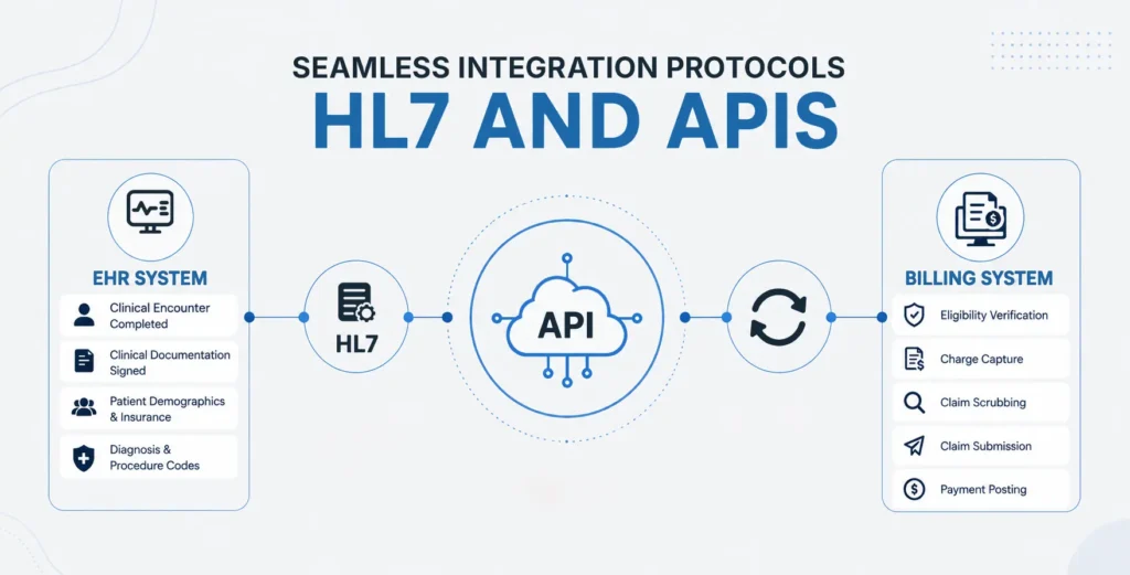 Seamless Integration Protocols HL7 and APIs