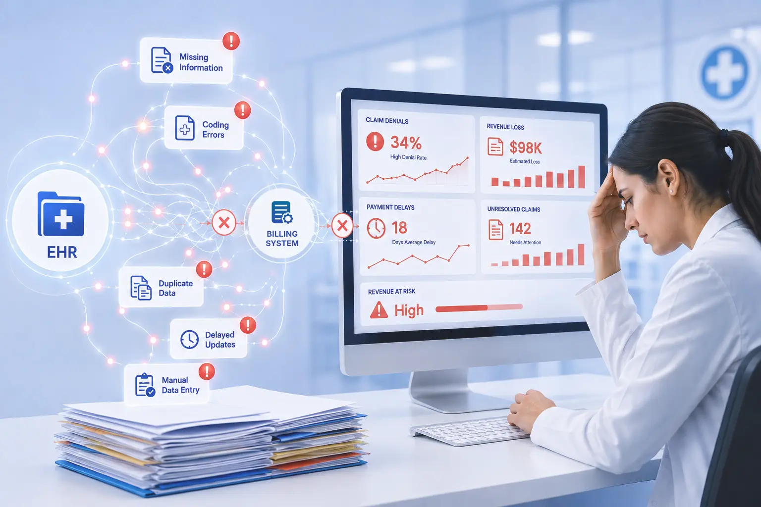 EHR and Billing Integration Problems That Hurt Revenue