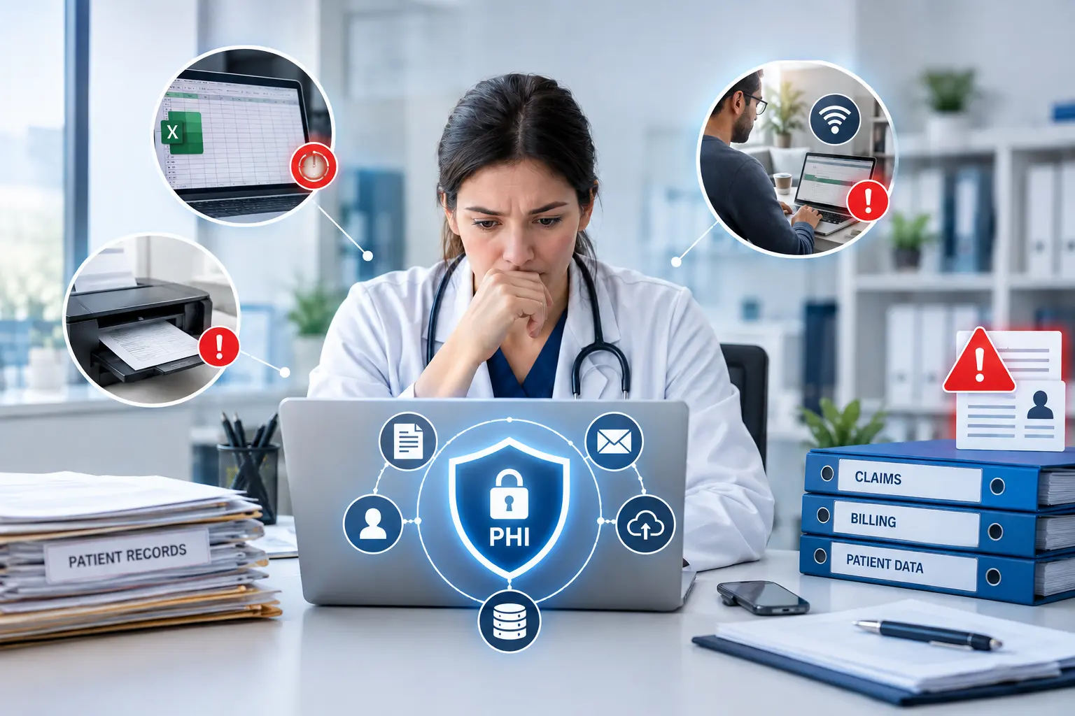 The Most Overlooked HIPAA Risks in Billing Workflows